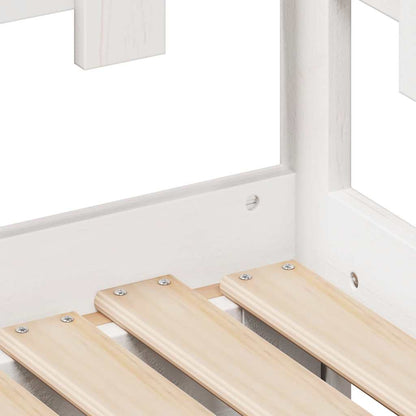 Válenda S Přistýlkou A Zásuvkami Bez Matrace Bílá 80X200 Cm