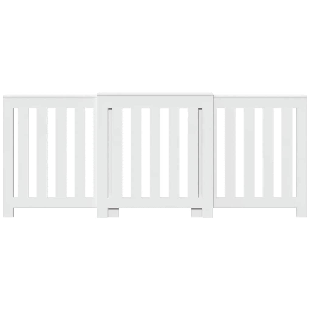 Kryt Na Radiátor Bílý 205 X 21,5 X 83,5 Cm Kompozitní Dřevo Bílá