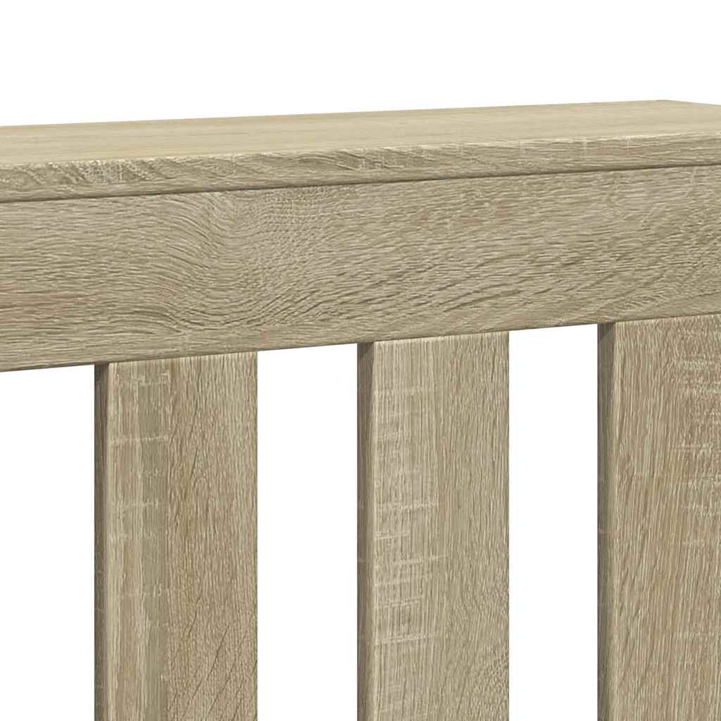Kryt Na Radiátor 205X21,5X83,5 Cm Kompozitní Dřevo Dub Sonoma