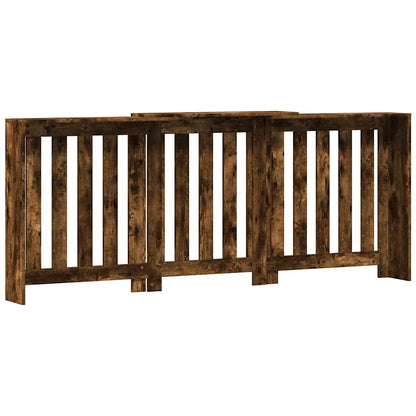 Kryt Na Radiátor 205X21,5X83,5 Cm Kompozitní Dřevo Kouřový Dub