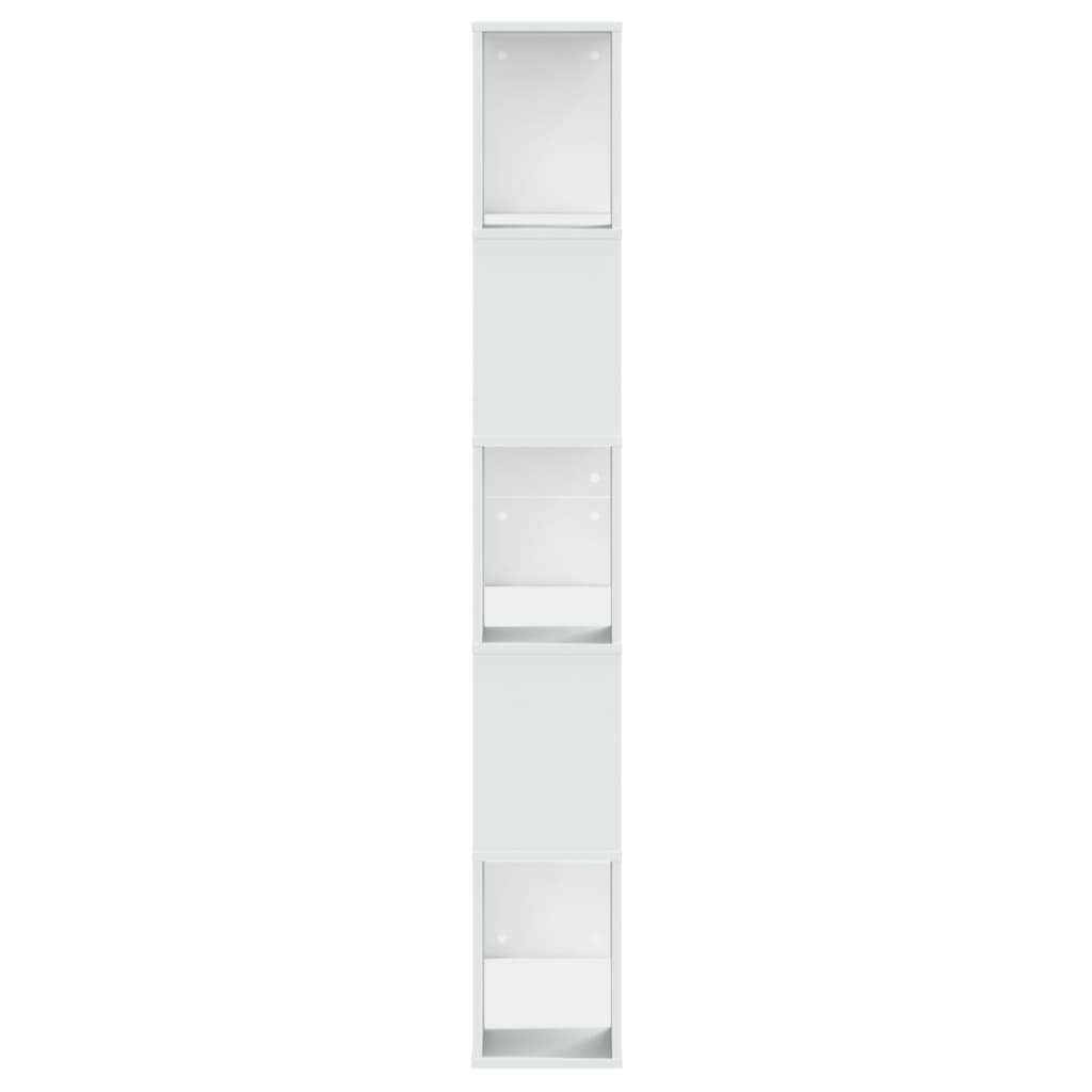 Knihovna 5Patrová 80,5 X 23,5 X 162,5 Cm Kompozitní Dřevo