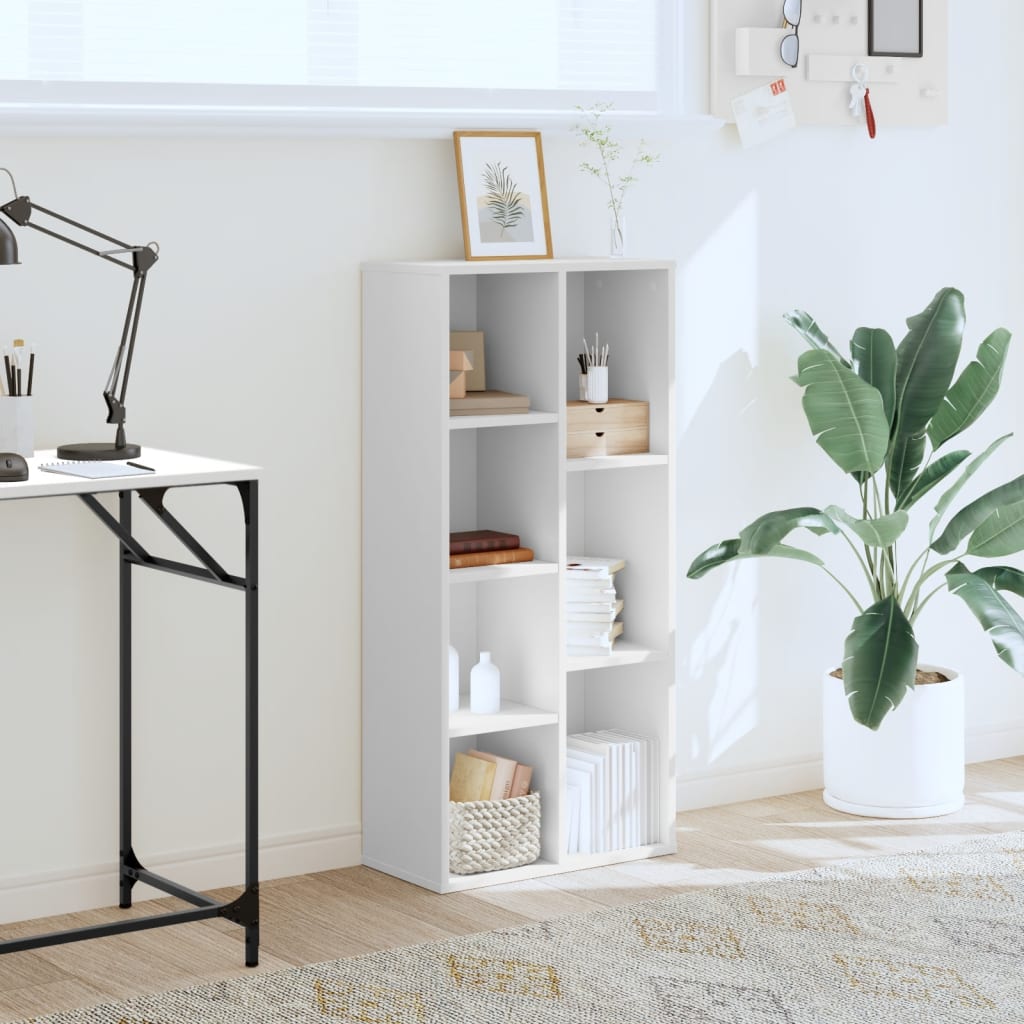 Knihovna 50 X 25 X 105 Cm Kompozitní Dřevo