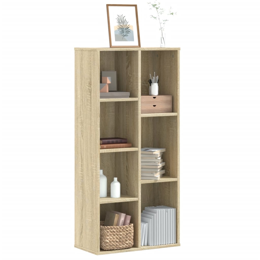 Knihovna 50 X 25 X 105 Cm Kompozitní Dřevo