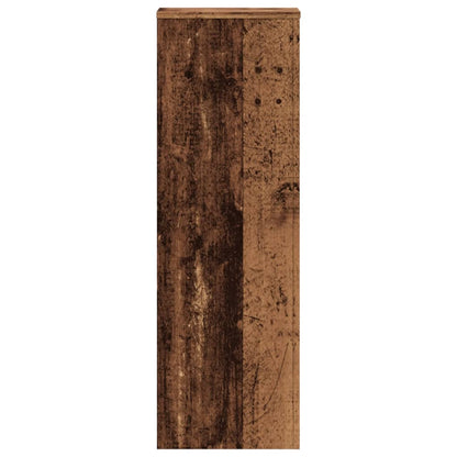 Stojan Na Rostliny Old Wood 33 X 33 X 100 Cm Kompozitní Dřevo
