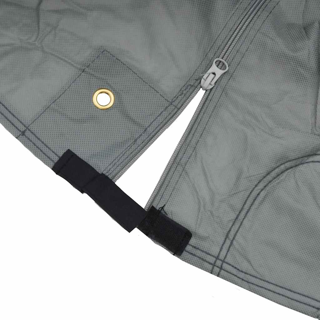 Krycí Plachta Na Obytný Vůz Šedá 660X235X275Cm Netkaná Textilie