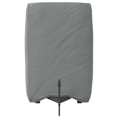 Plachta Pro Přívěs Na Koně Šedá 334X148X230 Cm Netkaná Textilie
