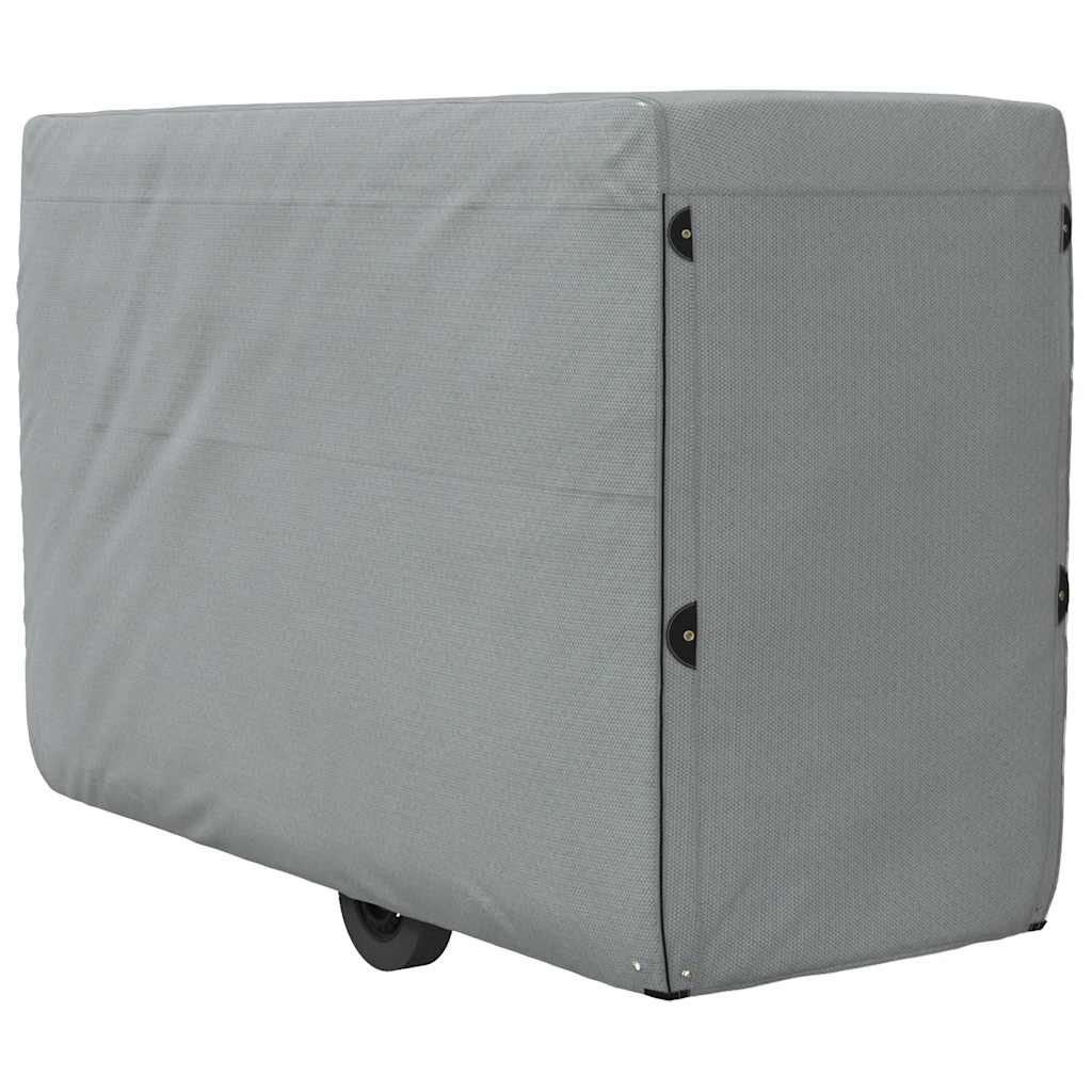 Plachta Pro Přívěs Na Koně Šedá 334X148X230 Cm Netkaná Textilie
