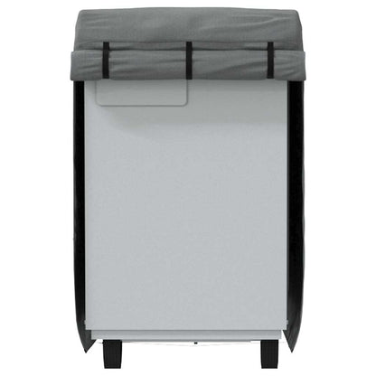 Plachta Pro Přívěs Na Koně Šedá 334X148X230 Cm Netkaná Textilie