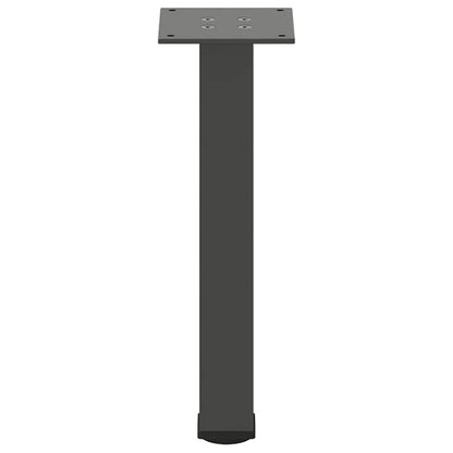 Nohy Konferenčního Stolku 4 Ks Antracitové 42-44 Cm Ocelové