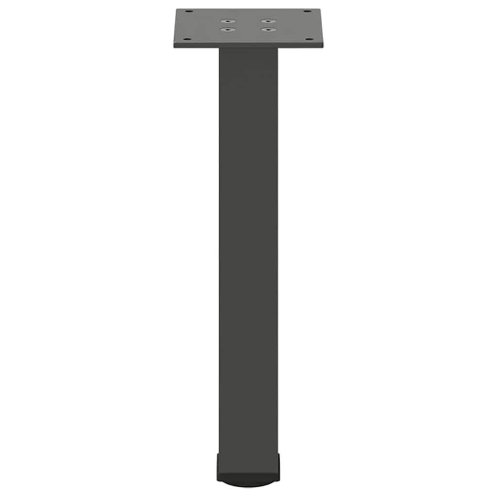 Nohy Konferenčního Stolku 4 Ks Antracitové 42-44 Cm Ocelové