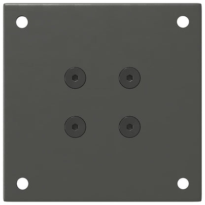 Nohy Konferenčního Stolku 4 Ks Antracitové 42-44 Cm Ocelové