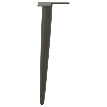 Nohy Konferenčního Stolku Kónického Tvaru 4 Ks Ocel