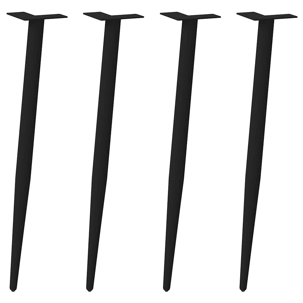 Nohy Konferenčního Stolku Kónického Tvaru 4 Ks Ocel