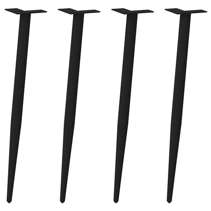 Nohy Konferenčního Stolku Kónického Tvaru 4 Ks Ocel