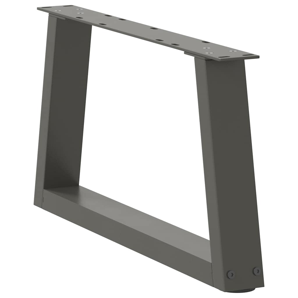Nohy Jídelní Stolku Ve Tvaru V 2 Ks 50X(30-31,3) Cm Ocel Antracitová