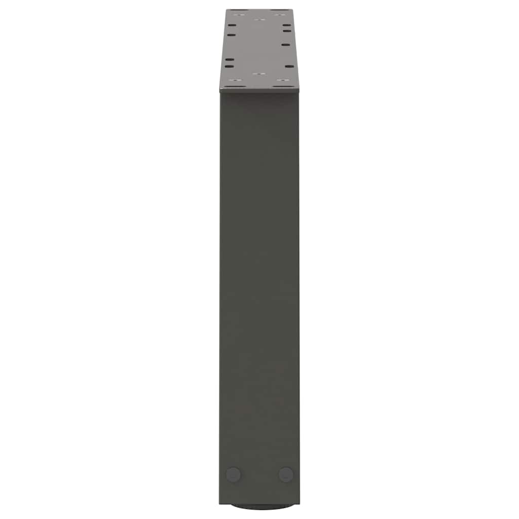 Nohy Jídelní Stolku Ve Tvaru V 2 Ks 50X(30-31,3) Cm Ocel Antracitová