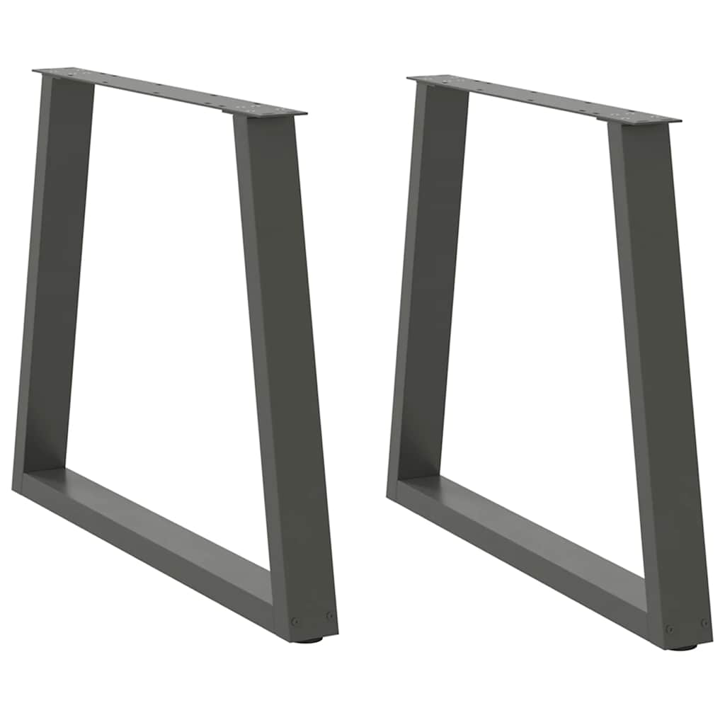 Nohy Jídelní Stolku Ve Tvaru V 2 Ks 50X(30-31,3) Cm Ocel Antracitová