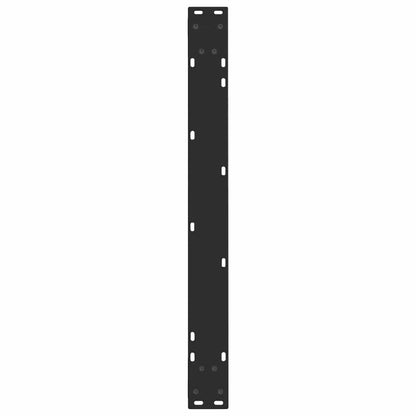 Nohy K Jídelnímu Stolu Ve Tvaru V, 2 Ks, Černé, 90 X (72-73,3) Cm, Ocel
