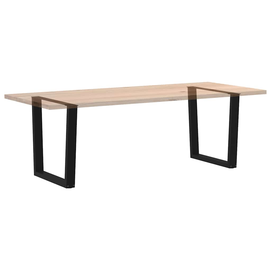 Nohy K Jídelnímu Stolu Ve Tvaru V, 2 Ks, Černé, 90 X (72-73,3) Cm, Ocel