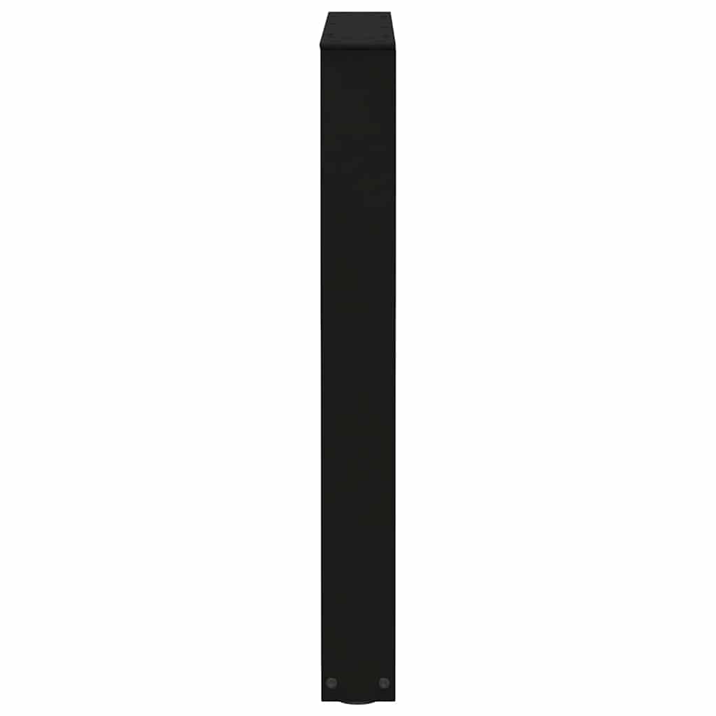 Nohy K Jídelnímu Stolu Ve Tvaru V, 3 Ks, Černé, 70 X (72-73,3) Cm, Ocel