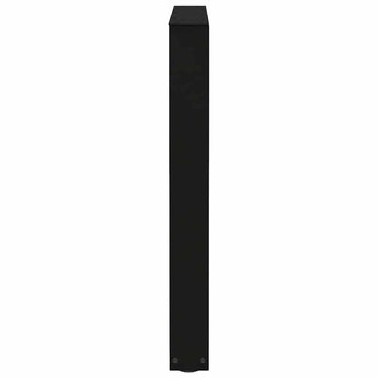 Nohy K Jídelnímu Stolu Ve Tvaru V, 3 Ks, Černé, 70 X (72-73,3) Cm, Ocel