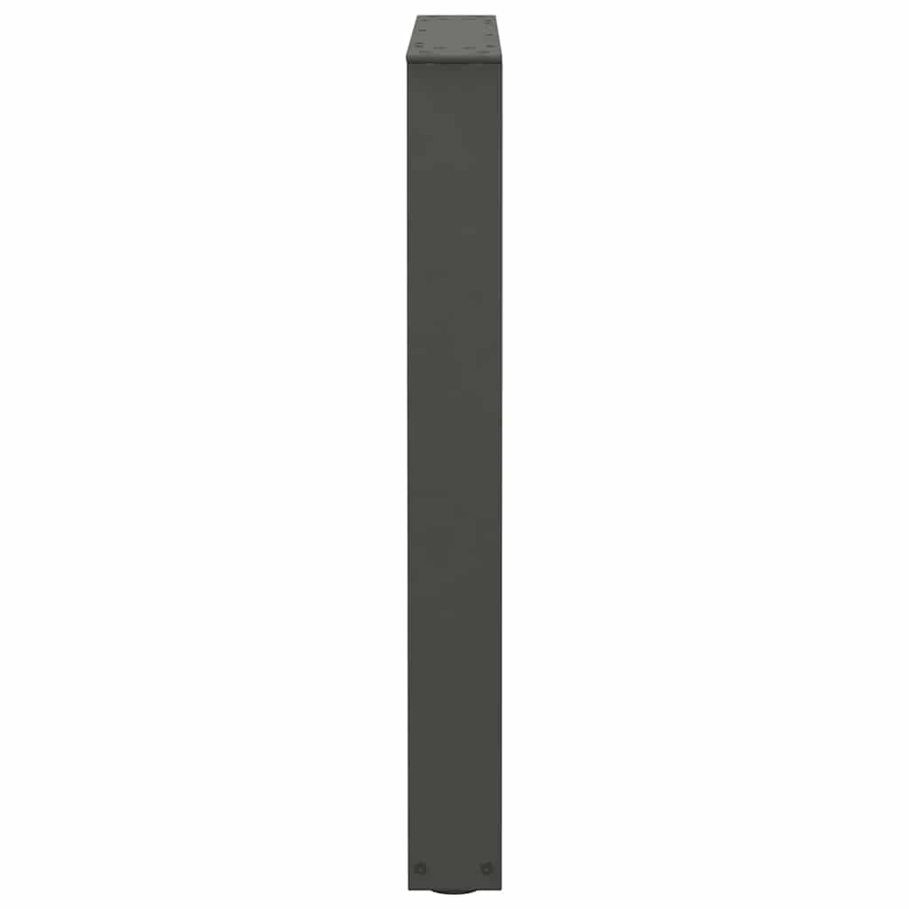 Nohy K Jídelnímu Stolu Ve Tvaru V, 3 Ks, Antracitové, 70 X (72-73,3) Cm, Ocel