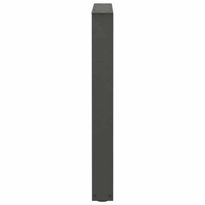 Nohy K Jídelnímu Stolu Ve Tvaru V, 3 Ks, Antracitové, 70 X (72-73,3) Cm, Ocel