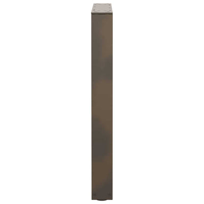 Nohy K Jídelnímu Stolu Ve Tvaru V, 3 Ks, Přírodní Ocel, 70 X (72-73,3) Cm, Ocel