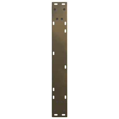 Nohy K Jídelnímu Stolu Ve Tvaru V, 3 Ks, Přírodní Ocel, 70 X (72-73,3) Cm, Ocel