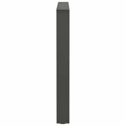 Nohy K Jídelnímu Stolu Ve Tvaru V, 3 Ks, Antracitové, 80 X (72-73,3) Cm, Ocel