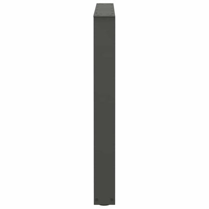 Nohy K Jídelnímu Stolu Ve Tvaru V, 3 Ks, Antracitové, 90 X (72-73,3) Cm, Ocel