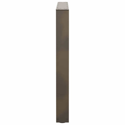 Nohy K Jídelnímu Stolu Ve Tvaru V, 3 Ks, Přírodní Ocel, 90 X (72-73,3) Cm, Ocel