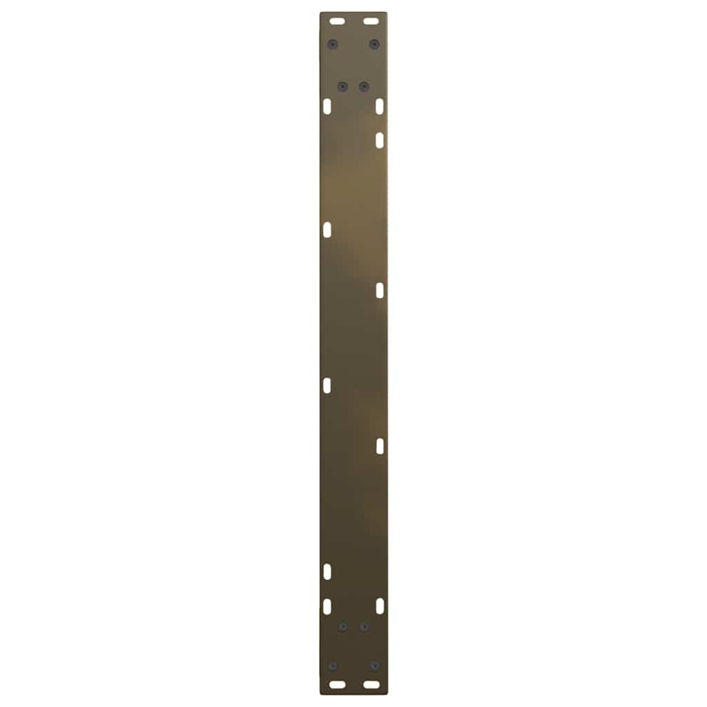 Nohy K Jídelnímu Stolu Ve Tvaru V, 3 Ks, Přírodní Ocel, 90 X (72-73,3) Cm, Ocel