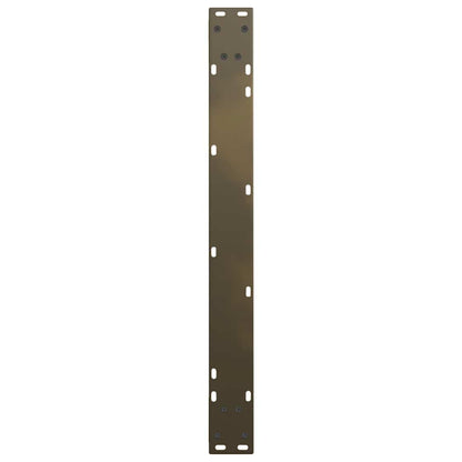 Nohy K Jídelnímu Stolu Ve Tvaru V, 3 Ks, Přírodní Ocel, 90 X (72-73,3) Cm, Ocel