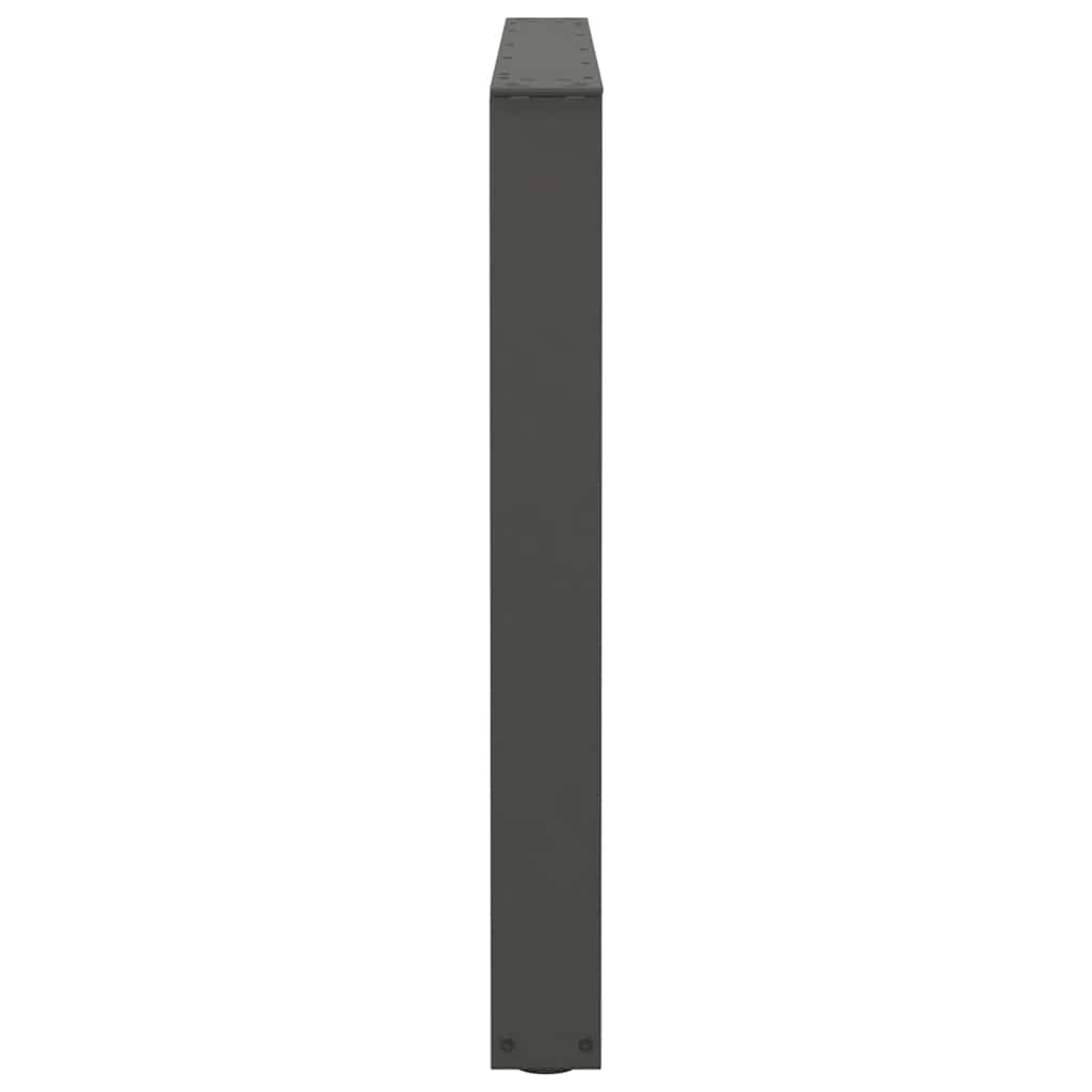 Nohy K Jídelnímu Stolu Ve Tvaru V, 3 Ks, Antracitové, 100 X (72-73,3) Cm, Ocel