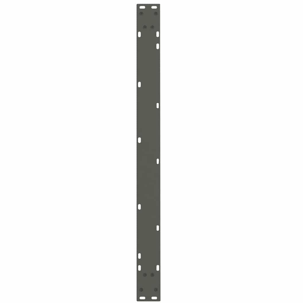 Nohy K Jídelnímu Stolu Ve Tvaru V, 3 Ks, Antracitové, 100 X (72-73,3) Cm, Ocel