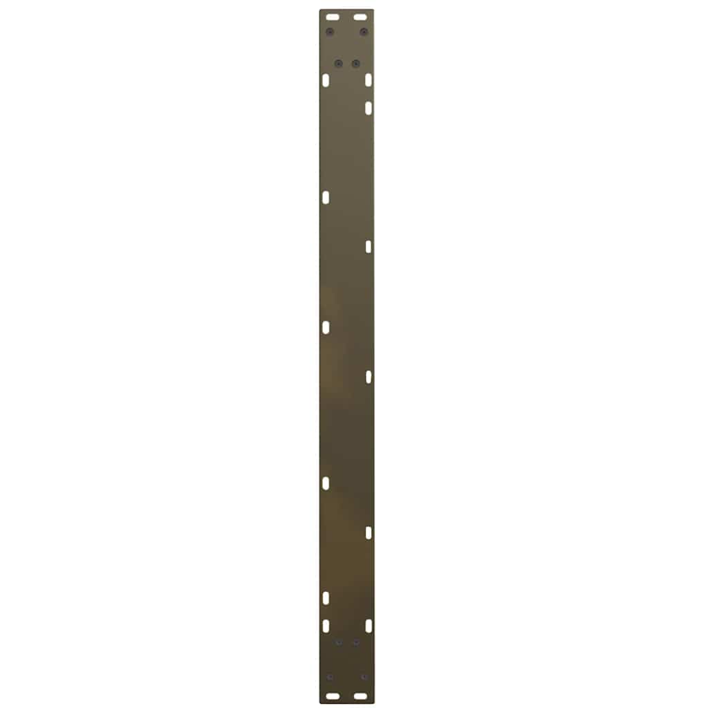 Nohy K Jídelnímu Stolu Ve Tvaru V, 3 Ks, Přírodní Ocel, 100 X (72-73,3) Cm, Ocel