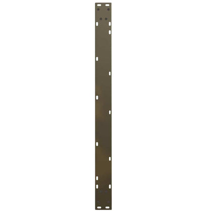 Nohy K Jídelnímu Stolu Ve Tvaru V, 3 Ks, Přírodní Ocel, 100 X (72-73,3) Cm, Ocel