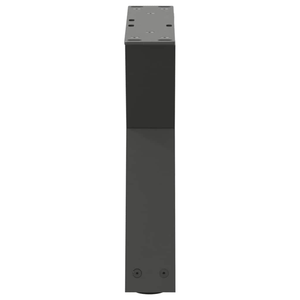 Nohy Konferenčního Stolku 2 Ks Antracitové 30 X (30-31,3) Cm Ocelové