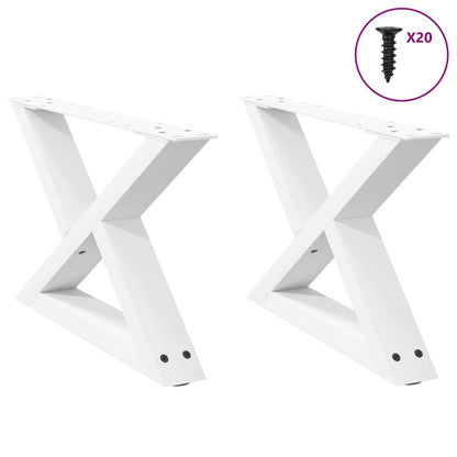 Nohy Konferenčního Stolku 2 Ks Antracitové 30 X (30-31,3) Cm Ocelové