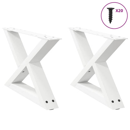 Nohy Konferenčního Stolku 2 Ks Antracitové 30 X (30-31,3) Cm Ocelové