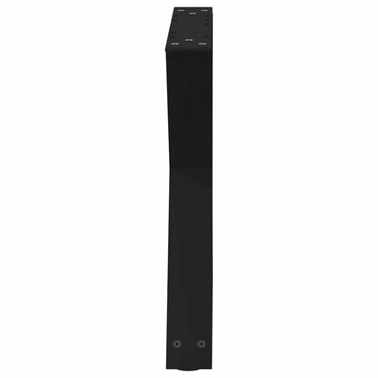 Nohy Konferenčního Stolku 2 Ks Černé 50 X (42-43,3) Cm Ocelové