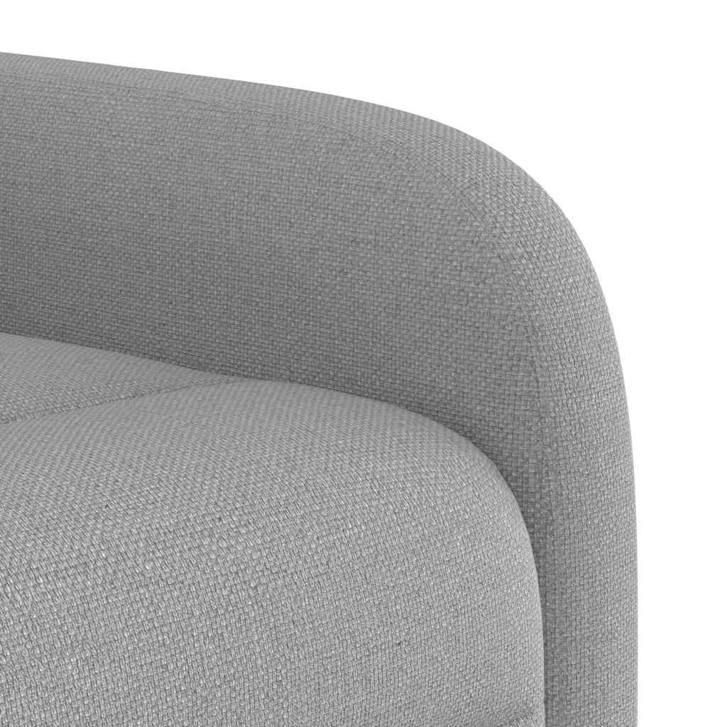 Zvedací Masážní Polohovací Křeslo Obláčkově Šedé Textil Obláčkově Šedá