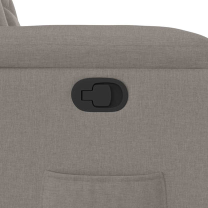 Zvedací Polohovací Křeslo Taupe Textil