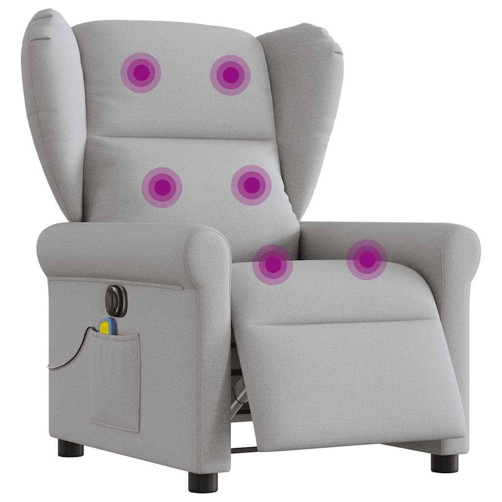 Polohovací Křeslo Textil Obláčkově Šedá