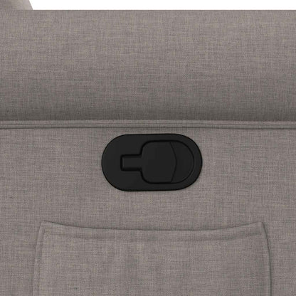 Zvedací Polohovací Křeslo Textil Taupe