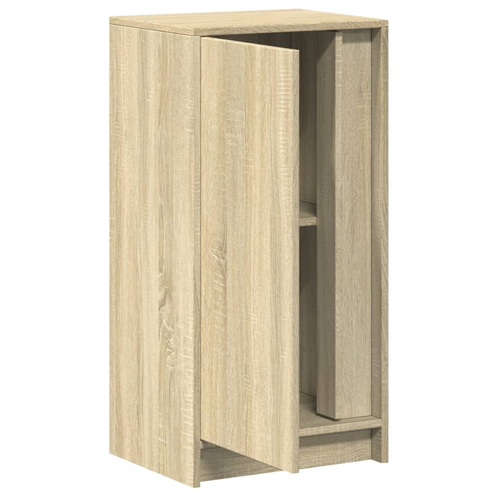 Příborník S Led Dub Sonoma 42,5 X 34 X 85 Cm Kompozitní Dřevo