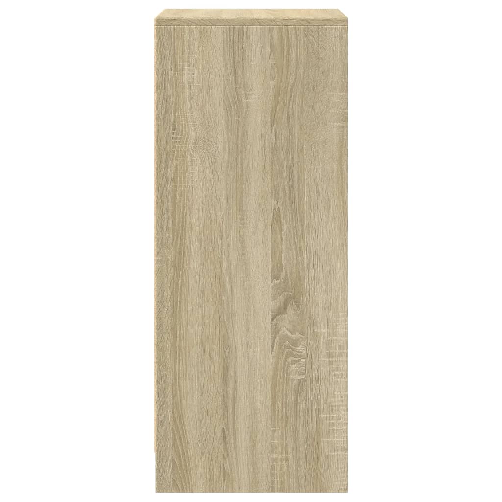 Příborník S Led Dub Sonoma 42,5 X 34 X 85 Cm Kompozitní Dřevo