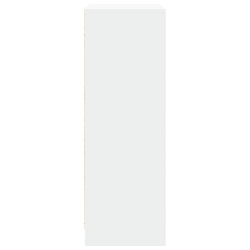 Příborník Led Bílý 77 X 34 X 100 Cm Kompozitní Dřevo