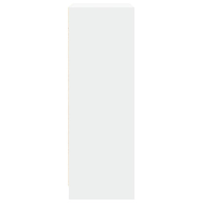 Příborník Led Bílý 77 X 34 X 100 Cm Kompozitní Dřevo